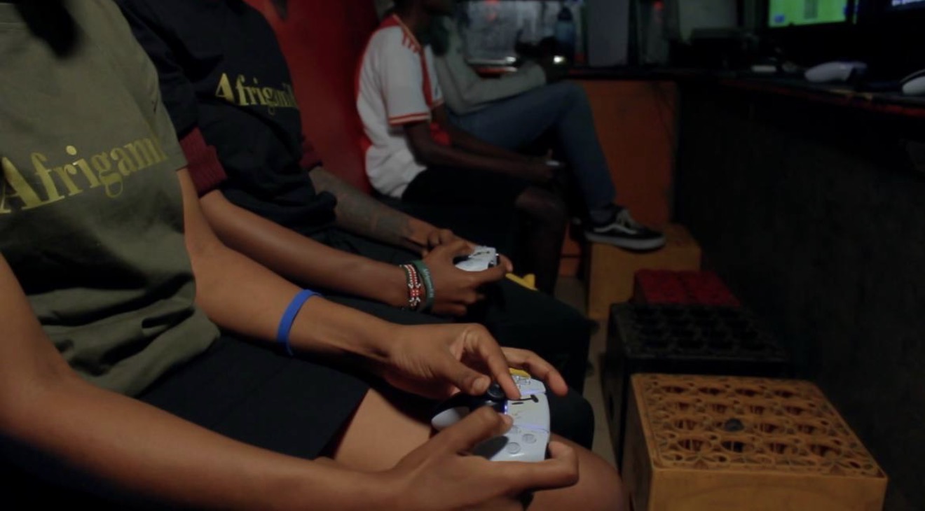 Afrigamer members gaming together